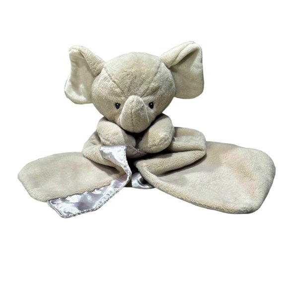 Elephant Lovey Security Blanket Gund Baby Gray Bubbles Huggybuddy Plush Toy 17" - Picture 1 of 10